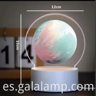 Luz nocturna de graduación 3D - Lámpara acrílica luminosa creativa